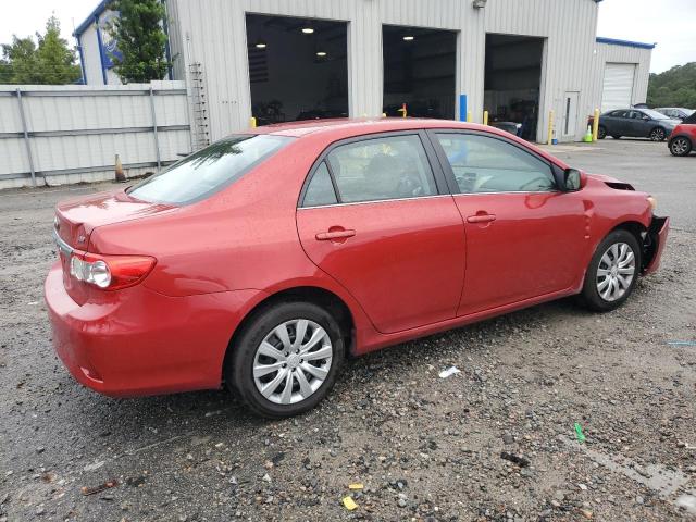 5YFBU4EE4DP144817 - 2013 TOYOTA COROLLA BASE أحمر صورة 3