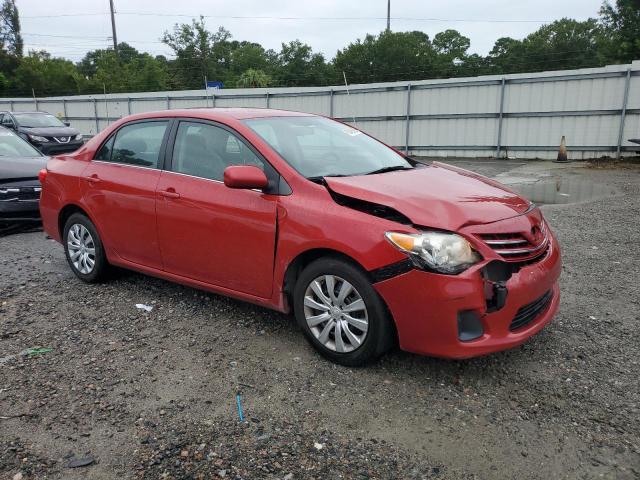 5YFBU4EE4DP144817 - 2013 TOYOTA COROLLA BASE أحمر صورة 4