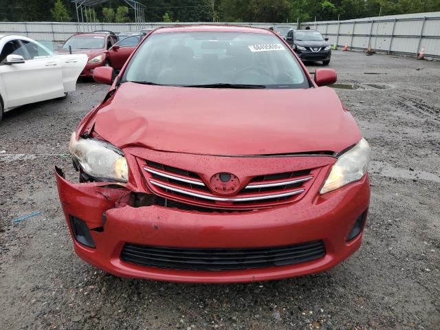5YFBU4EE4DP144817 - 2013 TOYOTA COROLLA BASE أحمر صورة 5