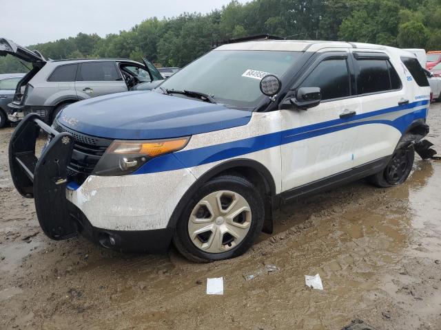 1FM5K8AR0FGA46256 - 2015 FORD EXPLORER POLICE INTERCEPTOR İki rəngli foto 1