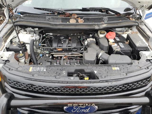 1FM5K8AR0FGA46256 - 2015 FORD EXPLORER POLICE INTERCEPTOR İki rəngli foto 11