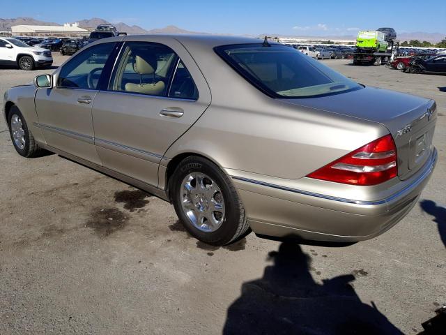 WDBNG75J2YA056568 - 2000 MERCEDES-BENZ S 500 TAN photo 2