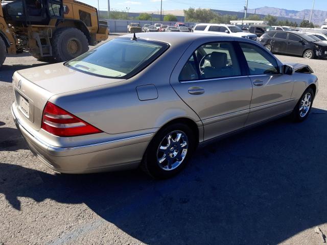 WDBNG75J2YA056568 - 2000 MERCEDES-BENZ S 500 TAN photo 3