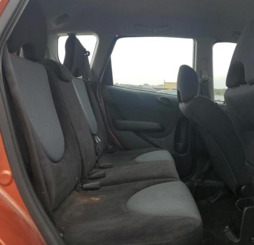 JHMGD38638S029391 - 2008 HONDA FIT SPORT ORANGE photo 10