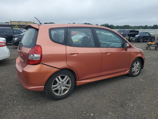 JHMGD38638S029391 - 2008 HONDA FIT SPORT ORANGE photo 3