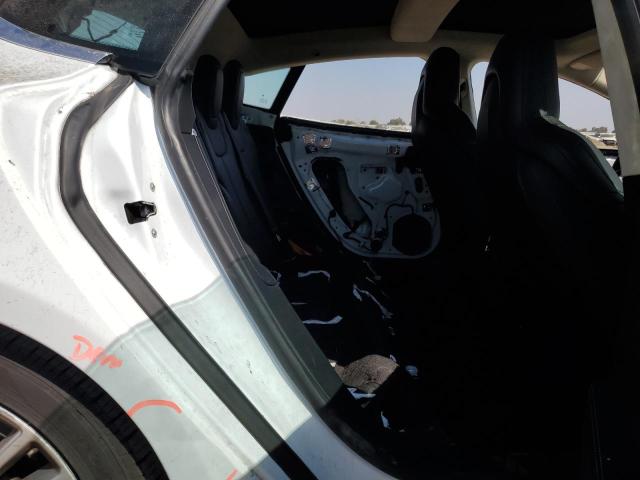 5YJSA1E10FF115205 - 2015 TESLA MODEL S Weiß Foto 10