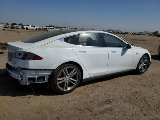 5YJSA1E10FF115205 - 2015 TESLA MODEL S Weiß Foto 3