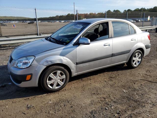 KNADE123566111730 - 2006 KIA RIO SILVER photo 1