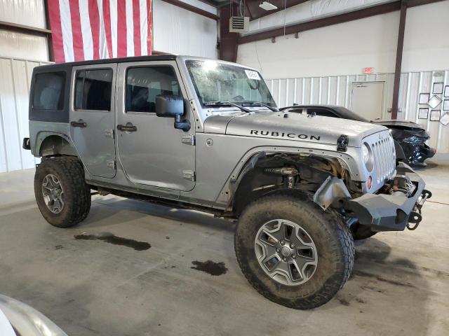 1C4BJWFG3DL675083 - 2013 JEEP WRANGLER RUBICON SILVER photo 4