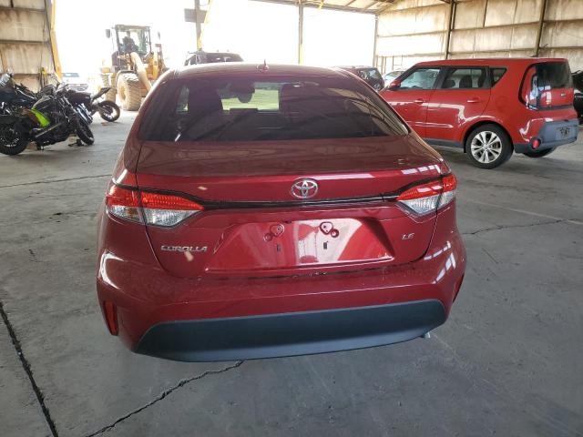JTDB4MEE9PJ007848 - 2023 TOYOTA COROLLA LE ბურგუნდია ფოტო 6