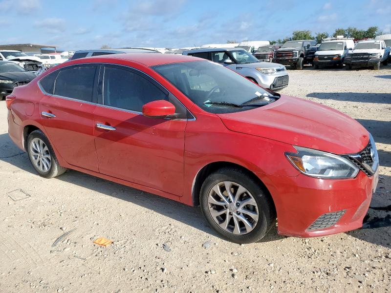 3N1AB7AP5JL633331 - 2018 NISSAN SENTRA S 红色 照片 4
