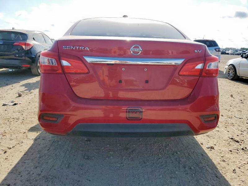 3N1AB7AP5JL633331 - 2018 NISSAN SENTRA S 红色 照片 6