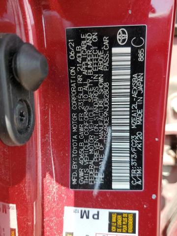 JTDS4MCE9NJ082808 - 2022 TOYOTA COROLLA SE Qırmızı foto 13