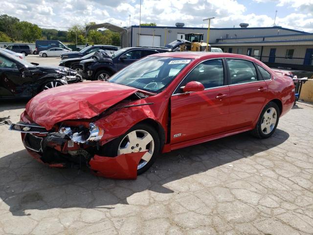 2G1WD57C891177093 - 2009 CHEVROLET IMPALA SS RED photo 1