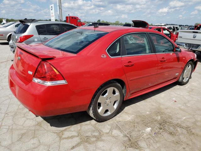 2G1WD57C891177093 - 2009 CHEVROLET IMPALA SS RED photo 3