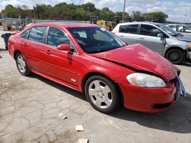 2G1WD57C891177093 - 2009 CHEVROLET IMPALA SS RED photo 4