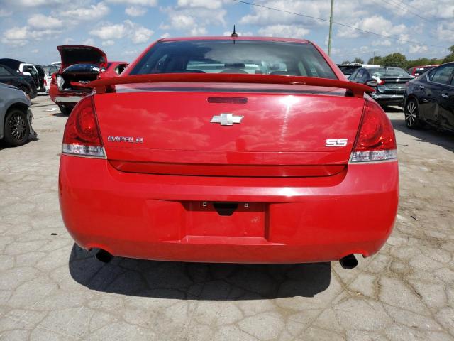 2G1WD57C891177093 - 2009 CHEVROLET IMPALA SS RED photo 6