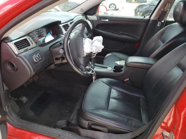 2G1WD57C891177093 - 2009 CHEVROLET IMPALA SS RED photo 7