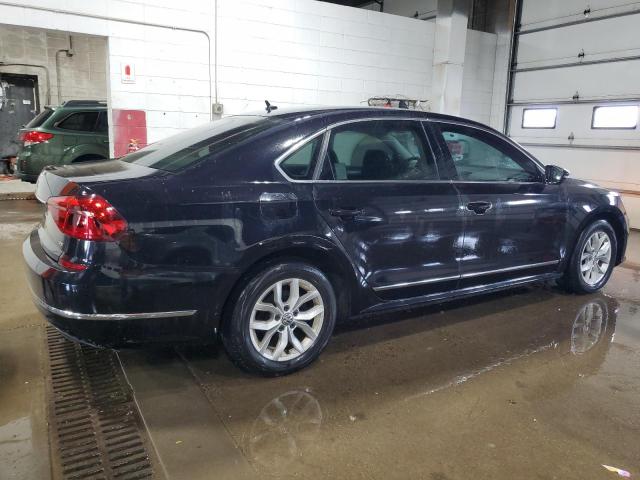 1VWAT7A34HC018599 - 2017 VOLKSWAGEN PASSAT S BLACK photo 3