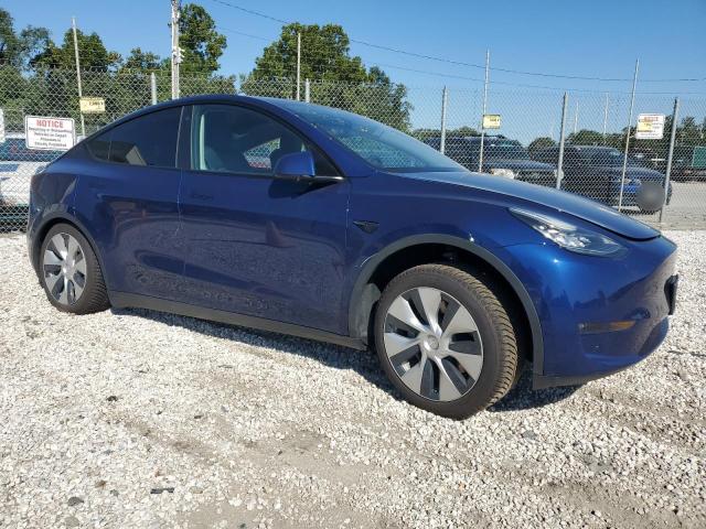 7SAYGDEE9NF447853 - 2022 TESLA MODEL Y BLUE photo 4