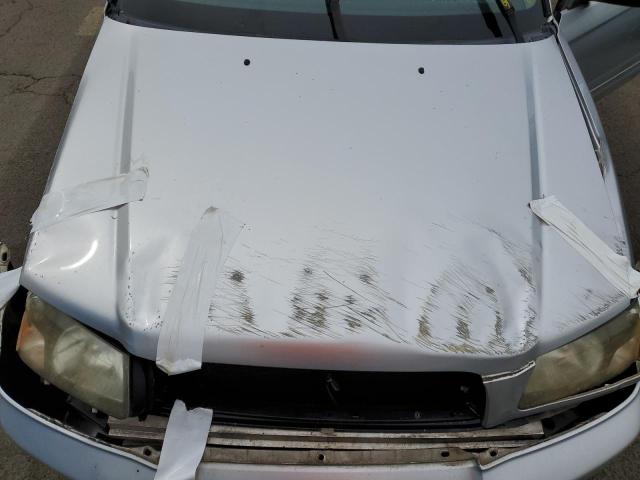 JF1SG65654H750379 - 2004 SUBARU FORESTER 2.5XS ვერცხლისფერი ფოტო 11