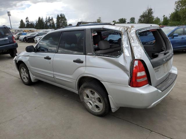 JF1SG65654H750379 - 2004 SUBARU FORESTER 2.5XS ვერცხლისფერი ფოტო 2