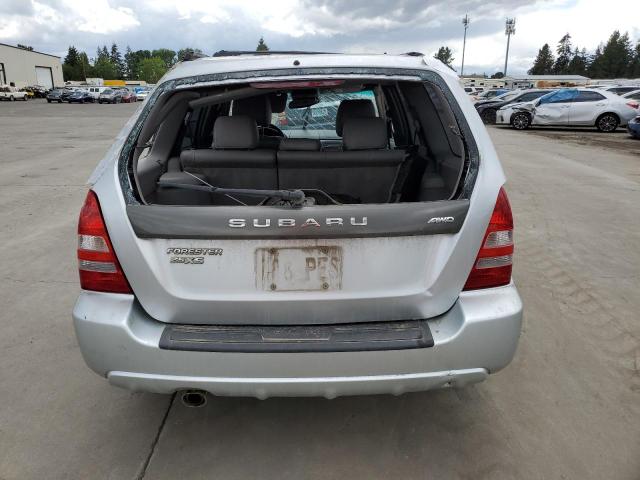 JF1SG65654H750379 - 2004 SUBARU FORESTER 2.5XS ვერცხლისფერი ფოტო 6