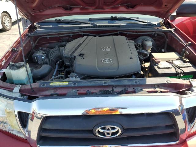 5TETU62N66Z173186 - 2006 TOYOTA TACOMA PRERUNNER ACCESS CAB RED photo 11