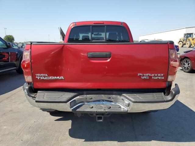 5TETU62N66Z173186 - 2006 TOYOTA TACOMA PRERUNNER ACCESS CAB RED photo 6