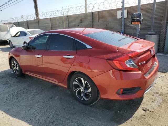 2HGFC2F60KH546824 - 2019 HONDA CIVIC LX RED photo 2