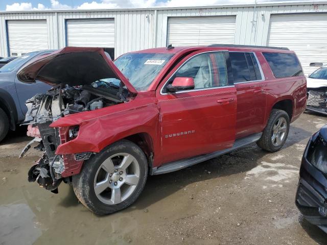 1GNSCJKCXFR279756 - 2015 CHEVROLET SUBURBAN C1500 LT BURGUNDY photo 1