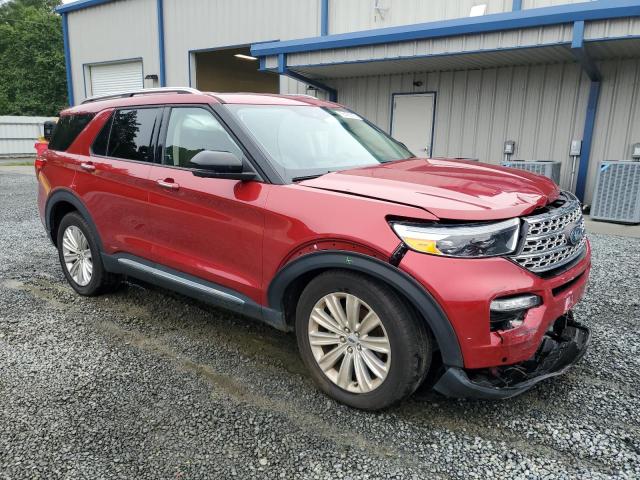 1FMSK8FH2NGA71368 - 2022 FORD EXPLORER LIMITED 红色 照片 4