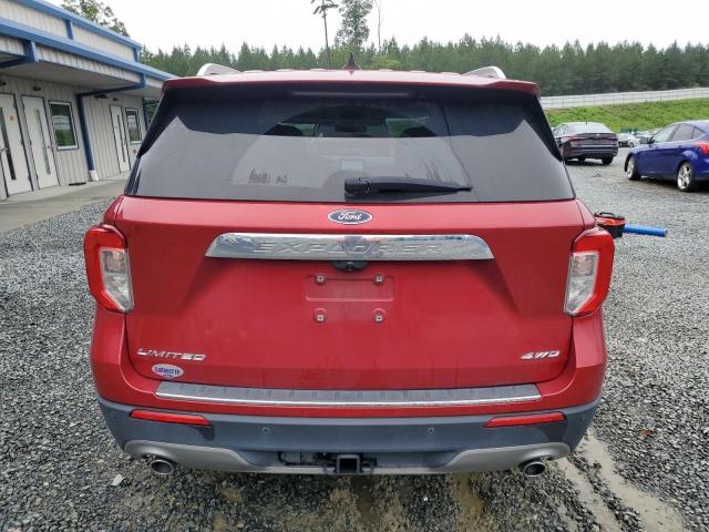 1FMSK8FH2NGA71368 - 2022 FORD EXPLORER LIMITED 红色 照片 6