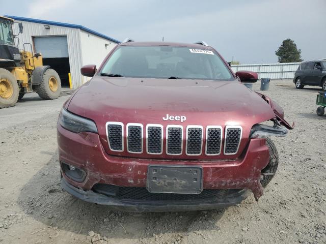 1C4PJMCBXKD214926 - 2019 JEEP CHEROKEE LATITUDE MAROON photo 5
