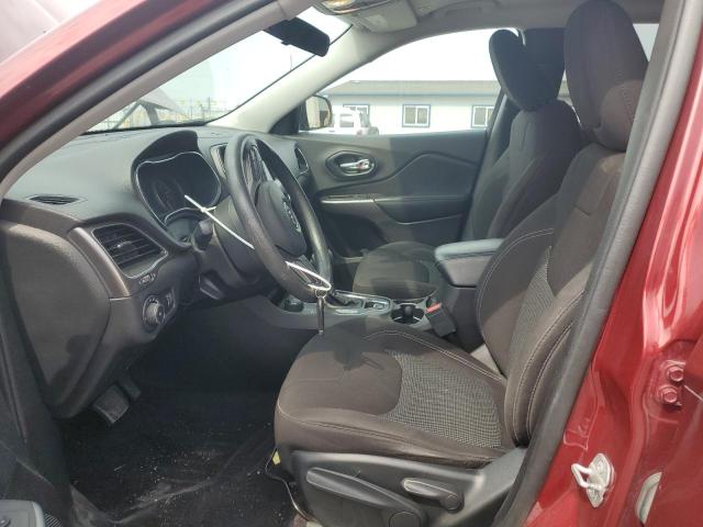 1C4PJMCBXKD214926 - 2019 JEEP CHEROKEE LATITUDE MAROON photo 7