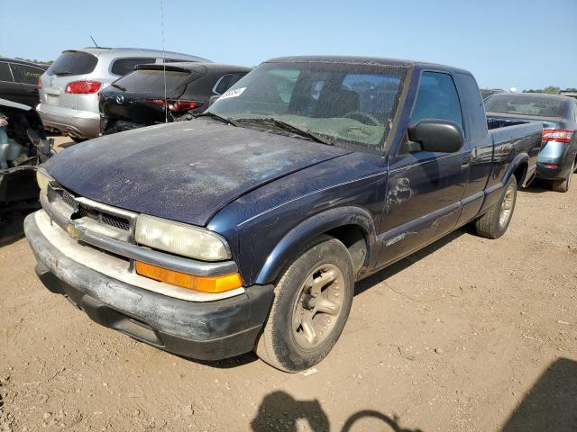 1GCCS195628138691 - 2002 CHEVROLET S TRUCK S10 BLUE photo 1