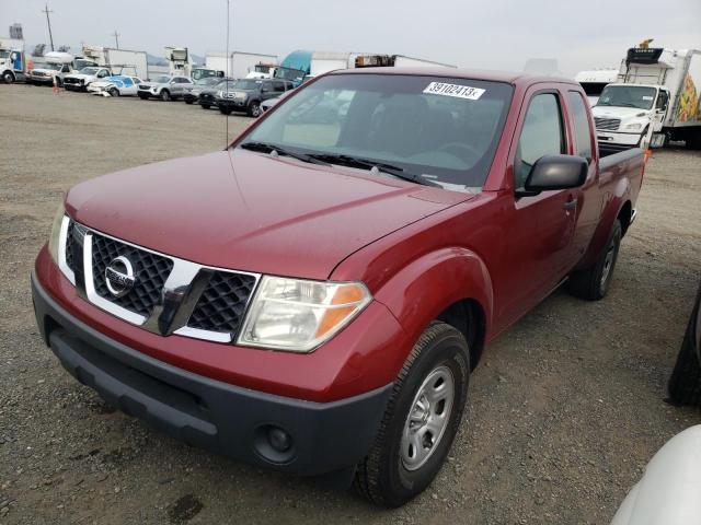 1N6BD06T76C473624 - 2006 NISSAN FRONTIER KING CAB XE RED photo 1