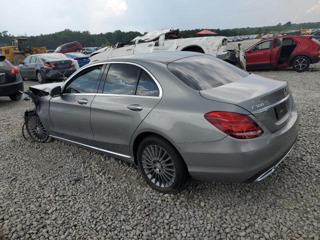 55SWF4KB9GU105404 - 2016 MERCEDES-BENZ C 300 4MATIC SILVER photo 2