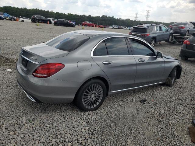 55SWF4KB9GU105404 - 2016 MERCEDES-BENZ C 300 4MATIC SILVER photo 3