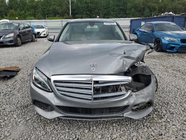 55SWF4KB9GU105404 - 2016 MERCEDES-BENZ C 300 4MATIC SILVER photo 5