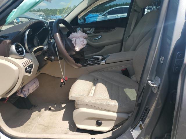 55SWF4KB9GU105404 - 2016 MERCEDES-BENZ C 300 4MATIC SILVER photo 7