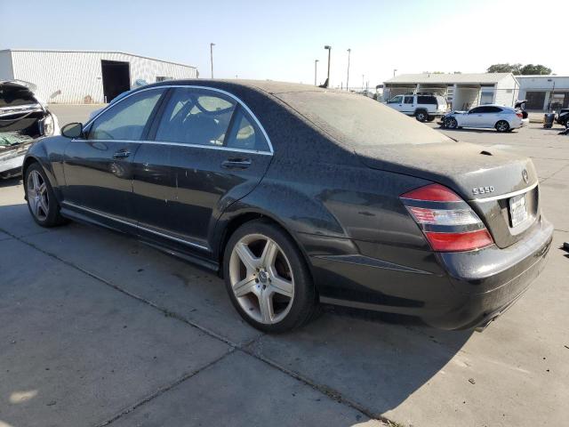 WDDNG71X17A081963 - 2007 MERCEDES-BENZ S 550 BLACK photo 2