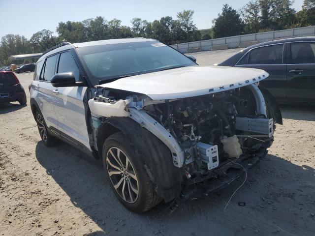 1FM5K8GC6MGA38811 - 2021 FORD EXPLORER ST WHITE photo 4