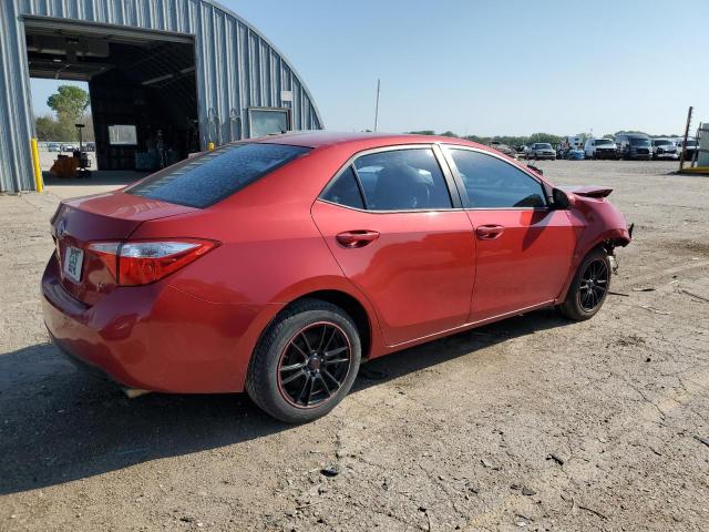 5YFBURHEXEP146324 - 2014 TOYOTA COROLLA L RED photo 3