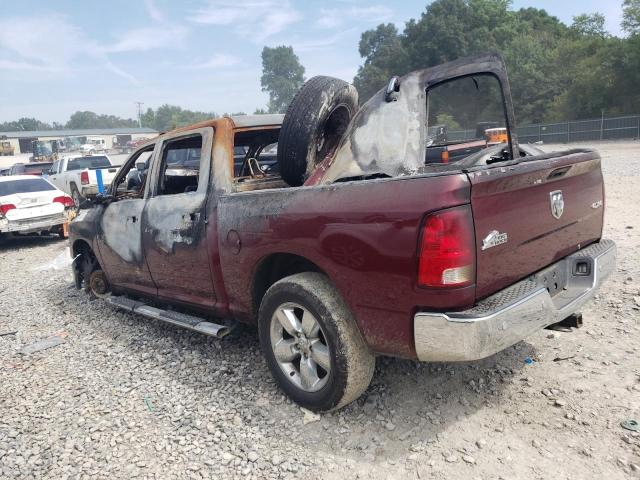 1C6RR7LG7JS138906 - 2018 RAM 1500 SLT Бордовый фото 2