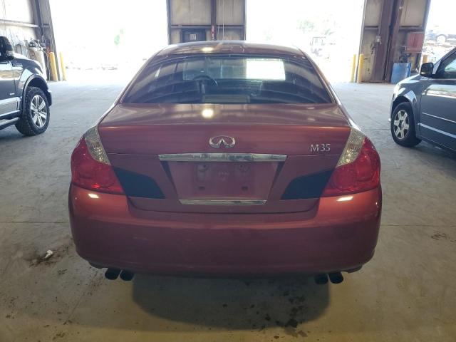 JNKAY01E27M300762 - 2007 INFINITI M35 BASE MAROON photo 6