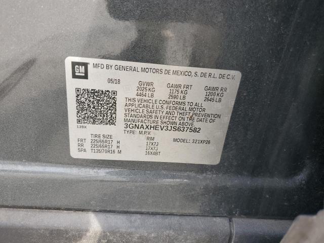 3GNAXHEV3JS637582 - 2018 CHEVROLET EQUINOX LS გრაფიტი ფოტო 13