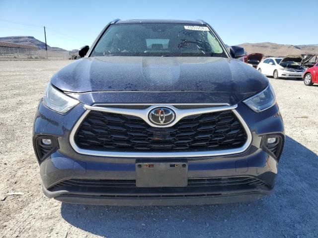 5TDHZRBH4LS030135 - 2020 TOYOTA HIGHLANDER XLE BLUE photo 5