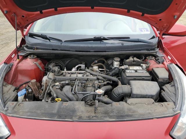 KMHCU4AEXDU276568 - 2013 HYUNDAI ACCENT GLS RED photo 11