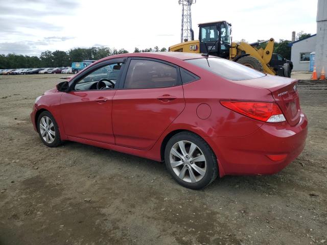 KMHCU4AEXDU276568 - 2013 HYUNDAI ACCENT GLS RED photo 2